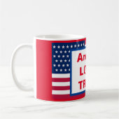 アメリカはトランプのコーヒーマグが大好き コーヒーマグカップ (左)