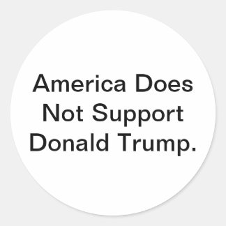 アメリカはドナルド・トランプが嫌い ハンカマー アートジャンクハウス ラウンドシール
