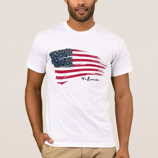 アメリカはホロコーストを覚えています Tシャツ (正面)
