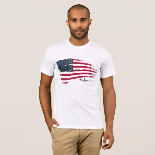 アメリカはホロコーストを覚えています Tシャツ (正面フル)