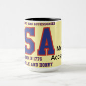 アメリカはミルクと蜂蜜の土地 マグカップ (中央)