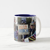 アメリカは上がります ツートーンマグカップ (正面右)