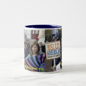 アメリカは上がります ツートーンマグカップ (中央)