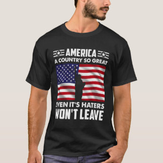 アメリカは国だ素晴らしからErsでさえLeaしない Tシャツ