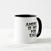 アメリカは売り物ではない！ マグカップ (正面右)