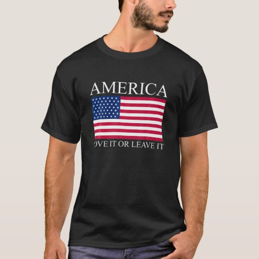 アメリカは大好き離れかIt Tシャツノベルティ4th Of Tシャツ (正面)