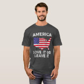 アメリカは好きか離れら好きか、アメリカ寄りヴィンテージ Tシャツ (正面フル)