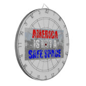 アメリカは安全な宇宙ではない ダーツボード (正面左)