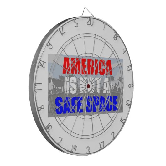 アメリカは安全な宇宙ではない ダーツボード (正面左)