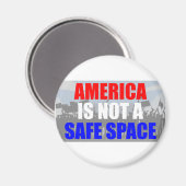 アメリカは安全な宇宙ではない マグネット (正面/裏面)