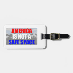 アメリカは安全な宇宙ではない ラゲッジタグ