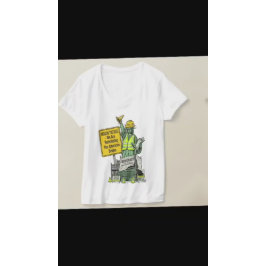 アメリカは建設中 - 埃っぽいことをお許しください Tシャツ