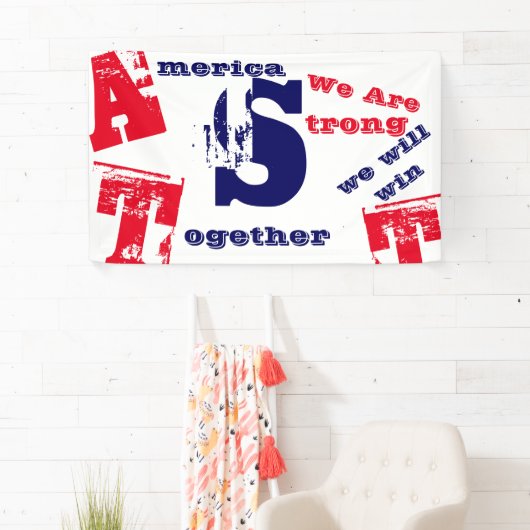 アメリカは強い 横断幕 (インサイチュ)
