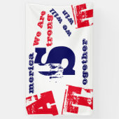 アメリカは強い 横断幕 (縦)