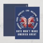 アメリカは憎まれ素晴らし ポストカード (正面/裏面)