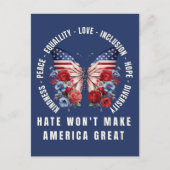 アメリカは憎まれ素晴らし ポストカード (正面)