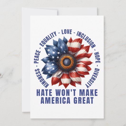 アメリカは憎まれ素晴らし 招待状 (正面)