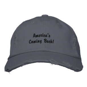 アメリカは戻ってきた 刺繍入りキャップ