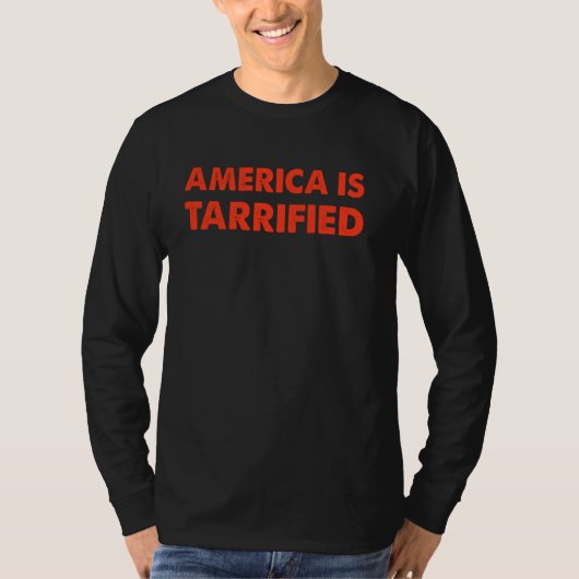 アメリカは政治ユーモアのある的だおもしろいろう Tシャツ (正面)