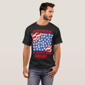 アメリカは昔から素晴らしだ！ Tシャツ (正面フル)