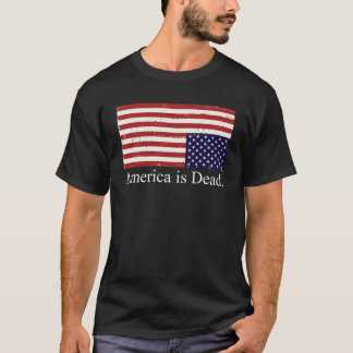アメリカは死んでいます Tシャツ