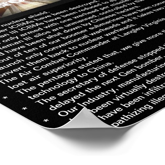 アメリカは知ってた？ ポスター (角)