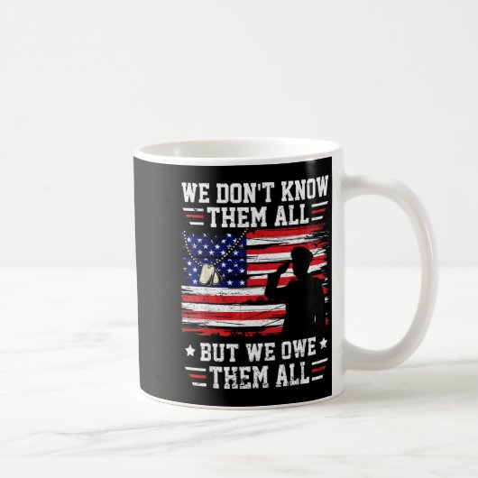 アメリカは知らないが恩は忘れない コーヒーマグカップ (右)