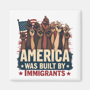 アメリカは移民のトランプ民主党によって建てられた マグネット