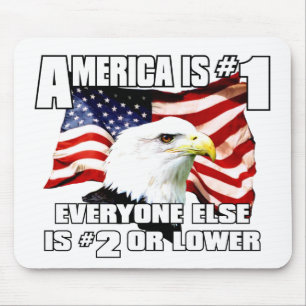 アメリカは第1です マウスパッド