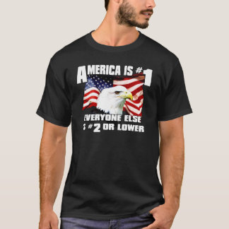 アメリカは第1です Tシャツ