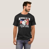 アメリカは第1です Tシャツ (正面フル)