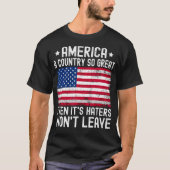 アメリカは素晴らし国だから持ち主でも Tシャツ (正面)