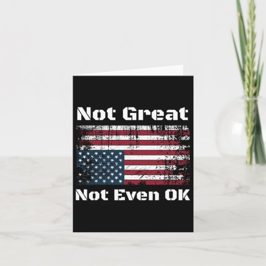アメリカは素晴らしTruに抵抗しても大丈夫ではない カード (正面)