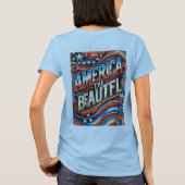 アメリカは美しい Tシャツ (裏面)