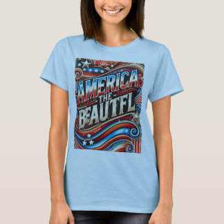 アメリカは美しい Tシャツ
