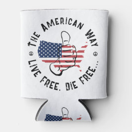 アメリカは自由に生き、自由に死ぬアメリカの方法 缶クーラー