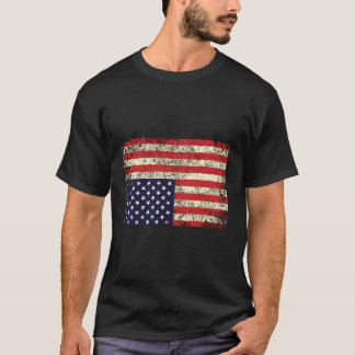アメリカは苦境に陥り、逆さまに旗を揚げる Tシャツ