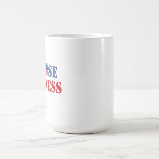 アメリカは親切を選ぶ |親切なことわざ コーヒーマグカップ (中央)