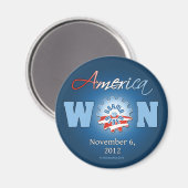 アメリカは2012年11月6日にウォン マグネット (正面/裏面)