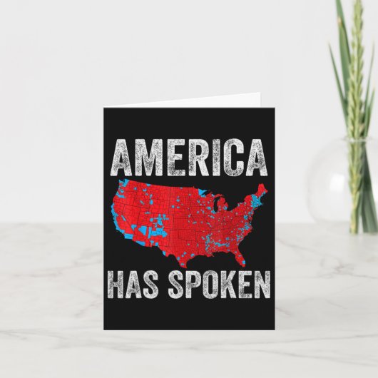 アメリカは2024話年の選挙の地図を持っているCan You カード (正面)