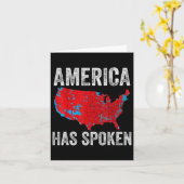 アメリカは2024話年の選挙の地図を持っているCan You カード (黄色い花)