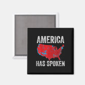 アメリカは2024話年の選挙の地図を持っているCan You マグネット (正面/裏面)