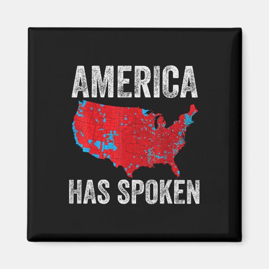 アメリカは2024話年の選挙の地図を持っているCan You マグネット (正面)