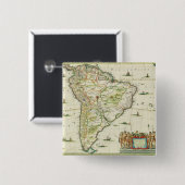 アメリカはMeridionalisを、ページを捲ります「地図書の未成年者の93のパーでとります 缶バッジ (正面&裏面)