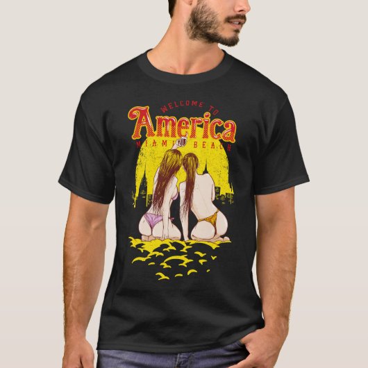 アメリカへようこそ Tシャツ (正面)