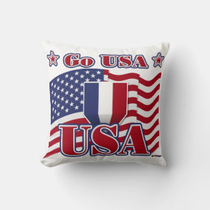 アメリカへ行く クッション