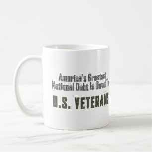 アメリカもっとも偉大の退役軍人債務 コーヒーマグカップ