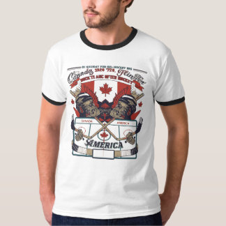 アメリカよりもカナダが得意なこと ホッケー Tシャツ