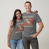 アメリカよ目を覚ませ鳥は実在しない面白い少年 Tシャツ (ユニセックス)