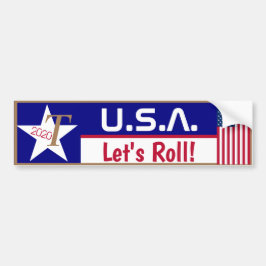 アメリカよ転が! バンパーステッカー